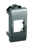 Brava черный Адаптер для информационных разъемов SYSTIMAX 1 мод.