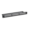Патч-панель 19,1U,CAT6А, 24 модуля RJ45, неэкранированная