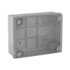 Коробка распределительная с гладкими стенками, прозрачная, IP56, 300х220х120мм