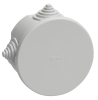 Коробка распределительная КМ41237 для о/п d75х40 мм IP44 (RAL7035, 4 гермоввода)