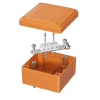 Коробка распределительная пластиковая FS огн., IP56,100х100х50мм, 4р, 450V,6A, 4мм.кв с гладкими стенками и клеммниками