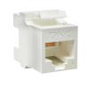 Модуль Keystone RJ45 CAT6 не экранированный, 180 градусов, белый